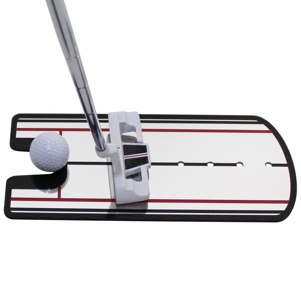 Mirrored Putting Alignment Aid