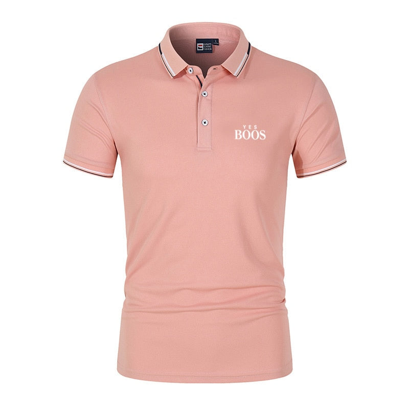 Casual Short Sleeved Polo Shirt