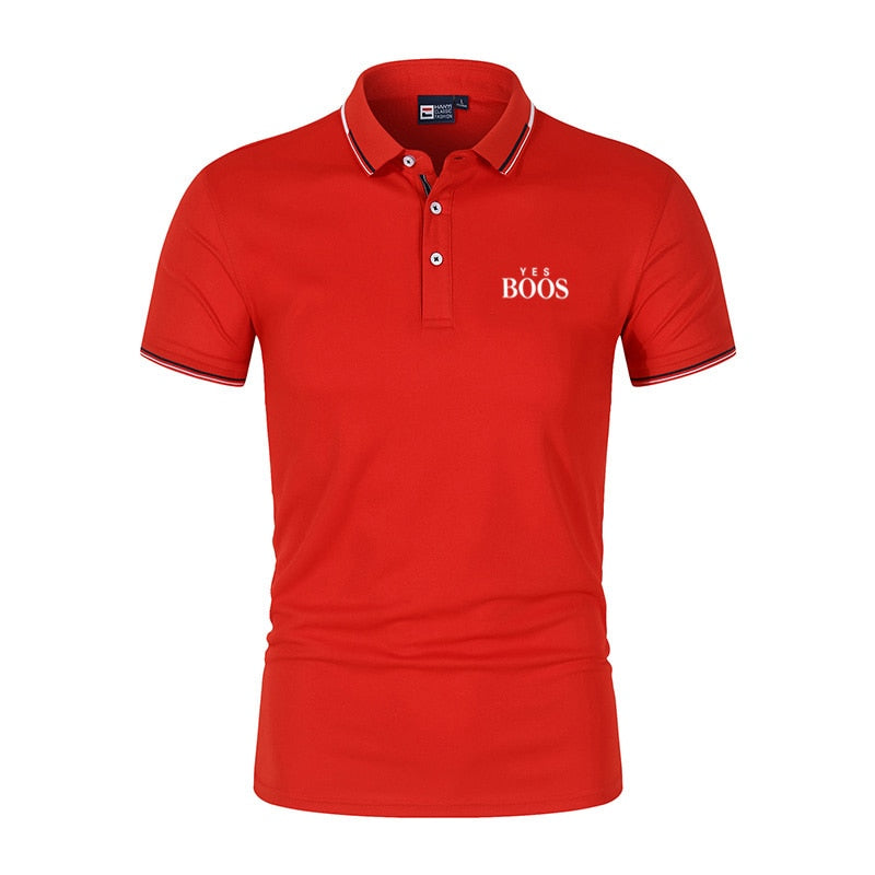 Casual Short Sleeved Polo Shirt