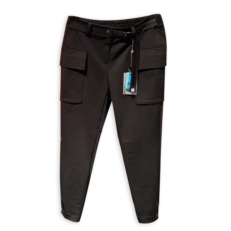 Slim Fit Pocketed Golf Trousers