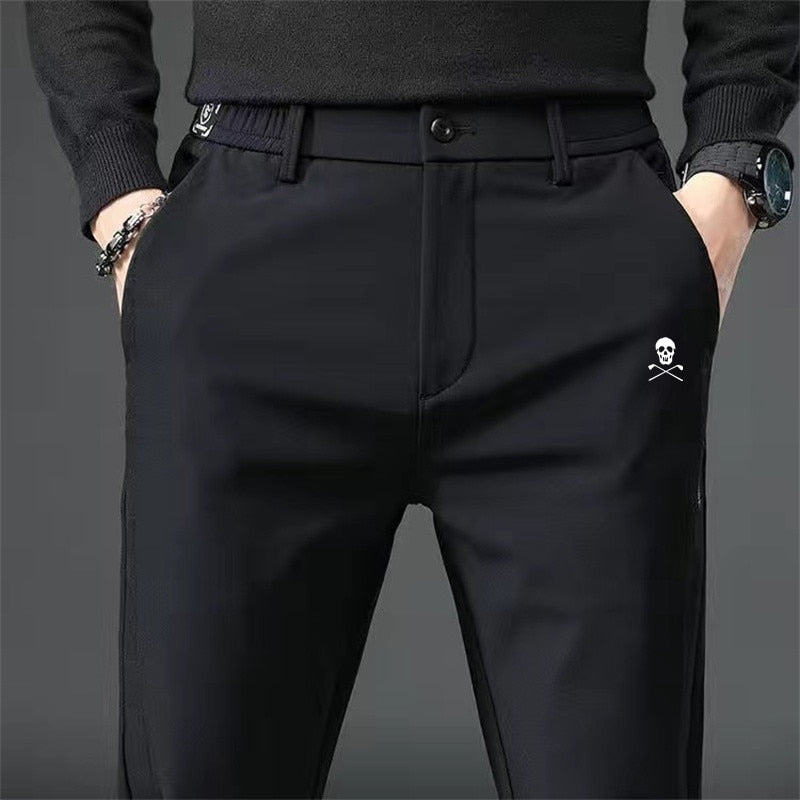 Elasticated Casual Golf Trousers