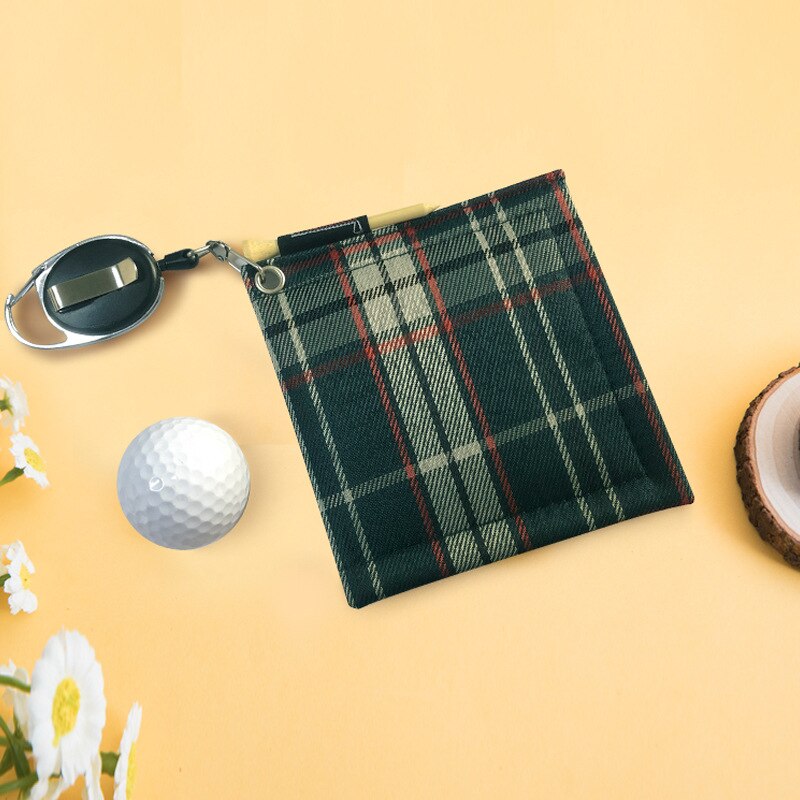 Plaid pattern Square Golf Towels