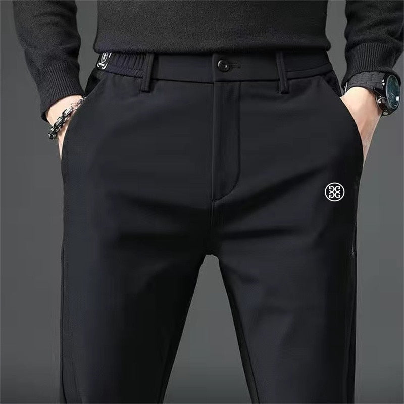 Elasticated Casual Golf Trousers