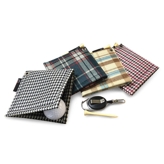 Plaid pattern Square Golf Towels